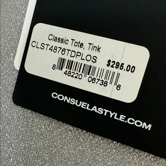 Consuela Silver Floral Tote Bag - Picture 4 of 5